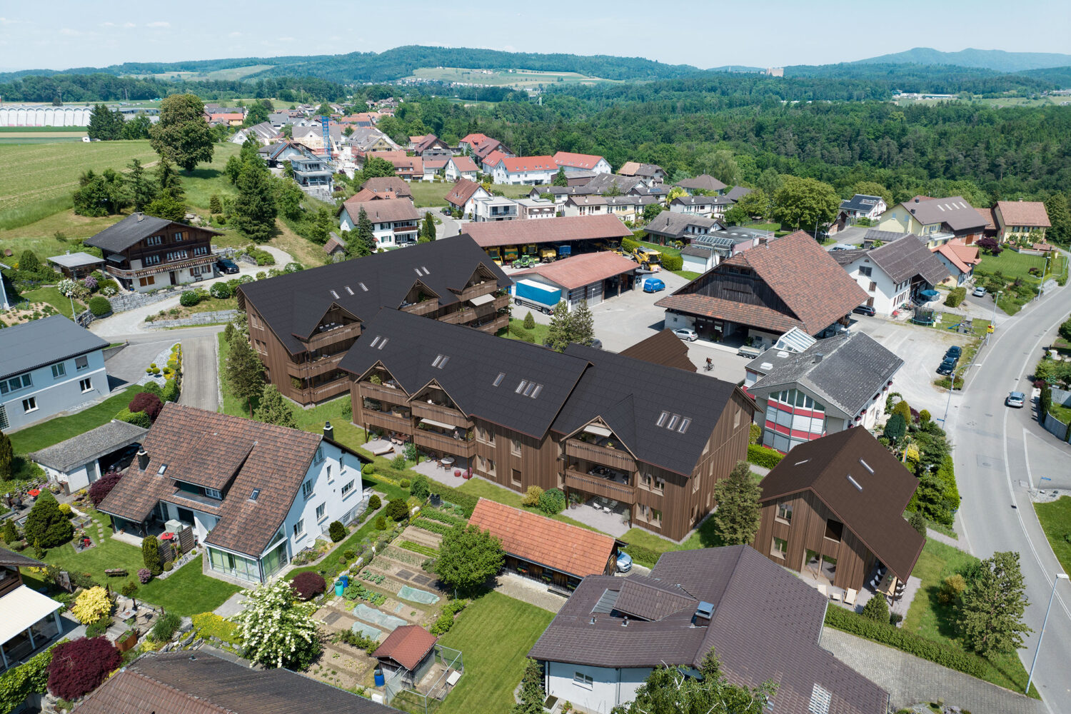 Mehrfamilienhäuser und Einfamilienhaus «Tannerhof», Birrhard AG