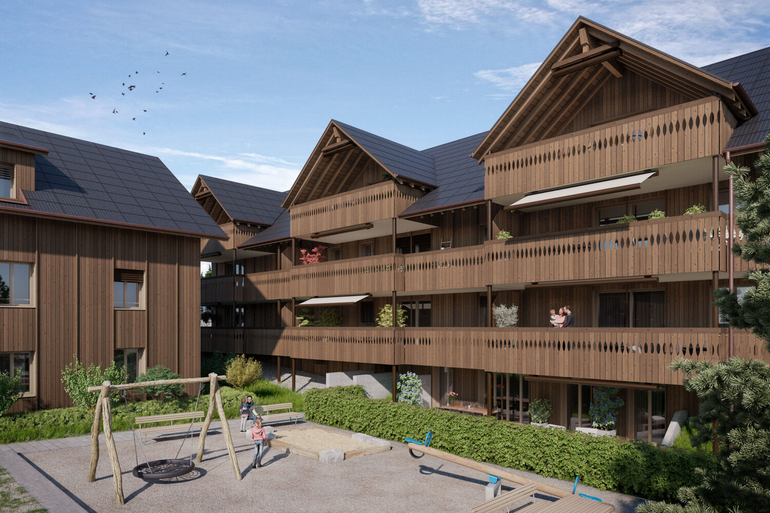 Mehrfamilienhäuser und Einfamilienhaus «Tannerhof», Birrhard AG