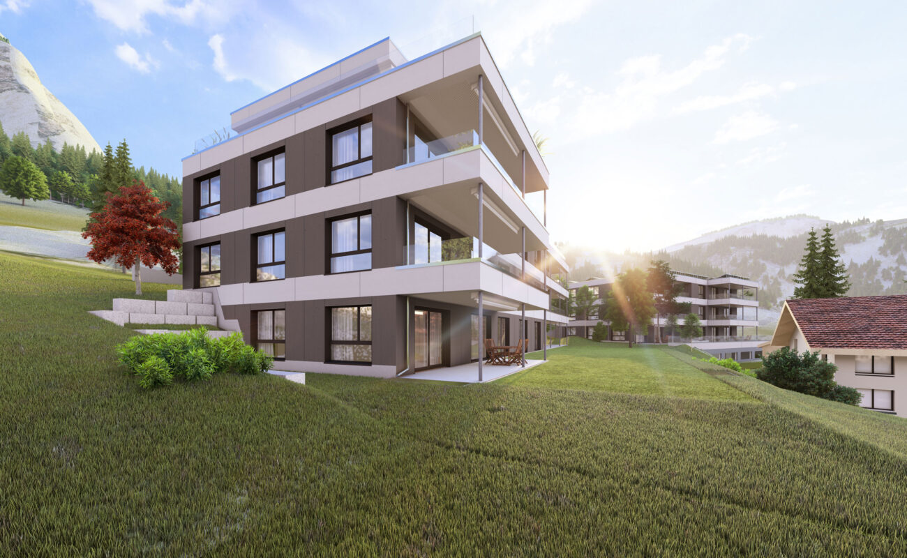 Mehrfamilienhäuser Wiitsicht Rickenbach